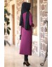 Sahra Tesettür Takım - Mürdüm - Fuval Moda